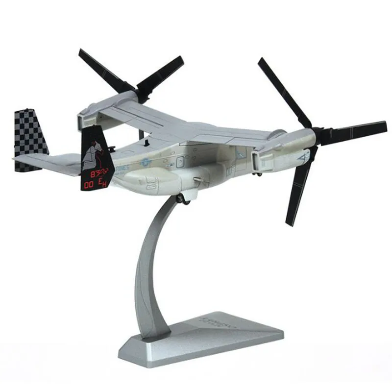1/72 весы Темно-Синяя армия Морпехи V-22 Boeing Bell Osprey вертолет ВВС самолет модели Детские Сувенирные игрушки F дисплей коллекция
