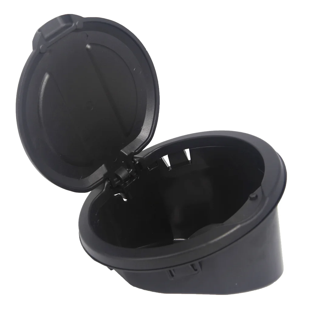 Non-Locking Gas Tank Cap Fuel Filler Door Cover for 2007-2019 Jeep Wrangler JK & Unlimited Sport Rubicon Sahara (Black)