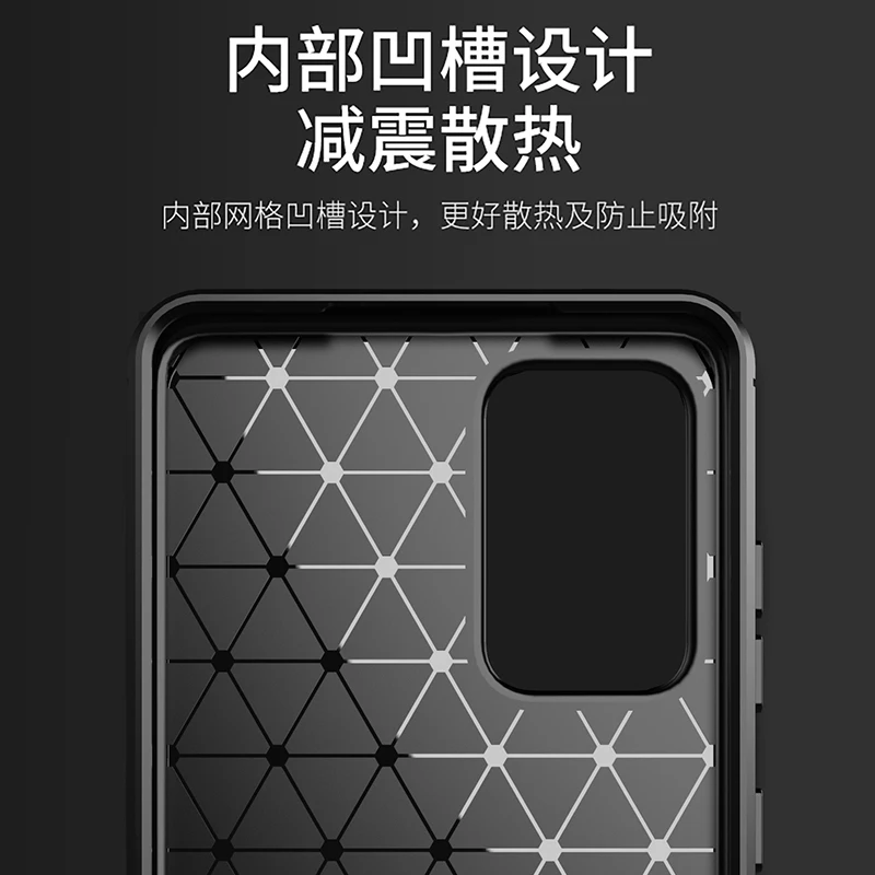 samsung silicone cover For Samsung Galaxy A52 5G Case Shockproof Bumper Carbon Fiber Soft Back Cover For Samsung A52 5G Phone Case For Samsung A52 5G samsung silicone cover