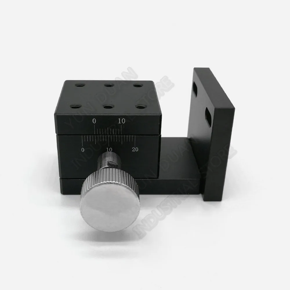 XZ Axis Dovetail Manual Trimming Platform Gear Tuning Lifting Stage HFLX‑A40 40 x 40mm for Microscope Transporter Process Machine XZ Axis Dovetail Manual Trimming Platform Gear Tuning Lifting Stage HFLX‑A40 40 x 40mm for Microscope Transporter Process Machine