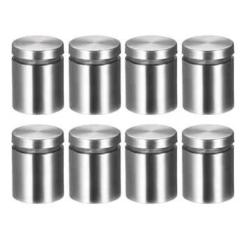 

uxcell 8 Pcs Glass Standoff Mount Stainless Steel Wall Standoff Holder Advertising Nails Dia 12mm to 25mm 25mm x 32mm