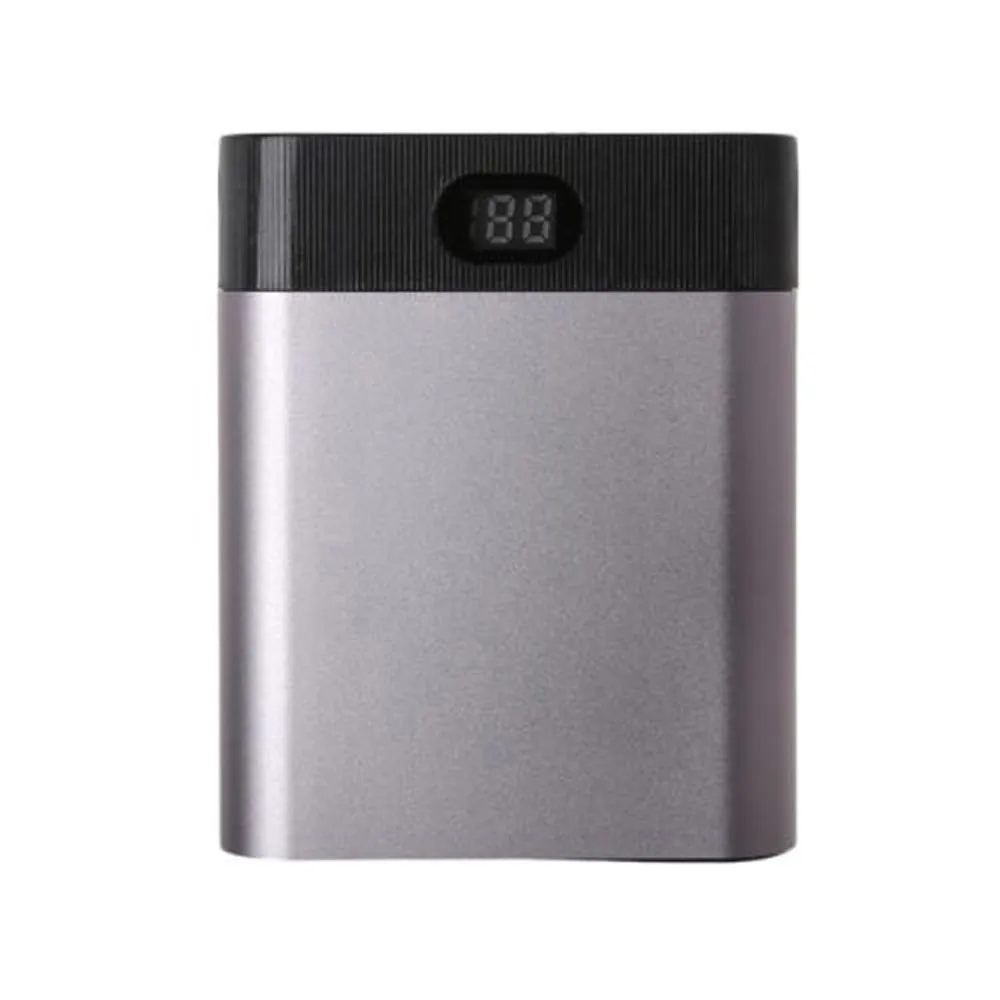 Двойной USB lcd анти-обратный портативный блок питания 4x18650 DIY дисплей зарядное устройство 5V 2A банк питания чехол для телефона
