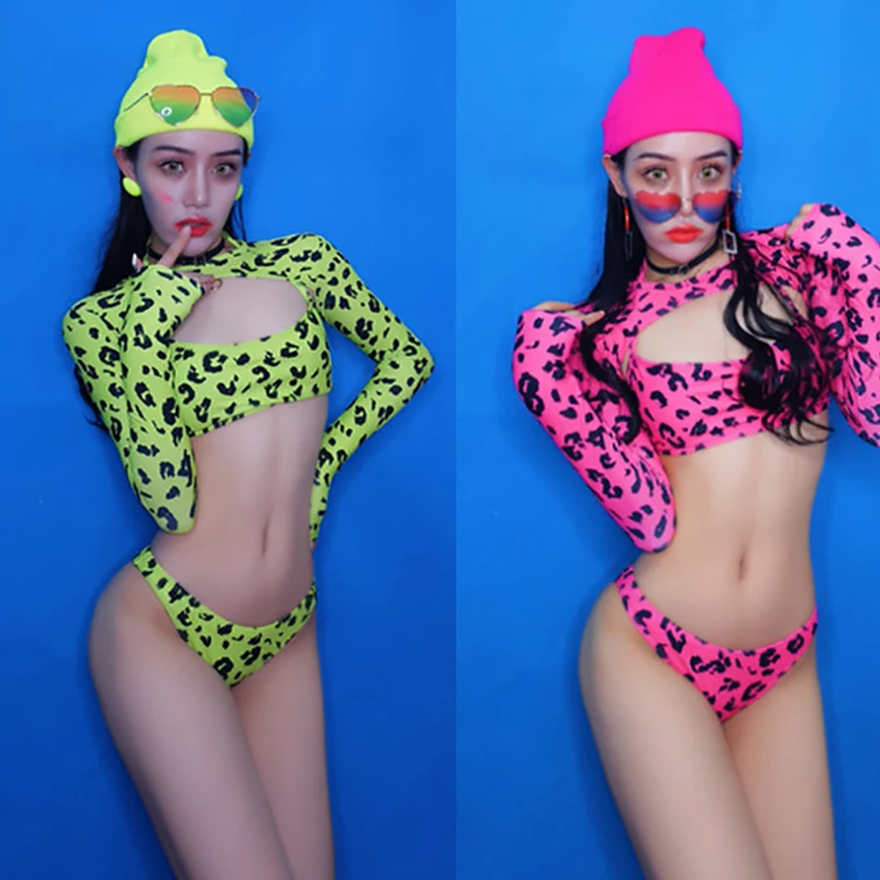 Сексуальный женский костюм бикини для ночного клуба бара ГОГО танцевальные