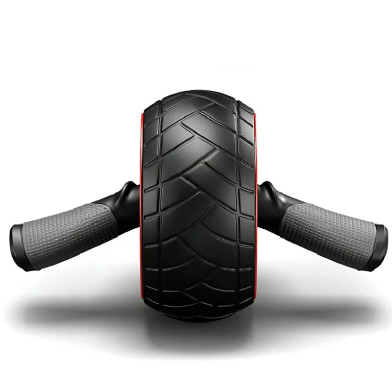 No Noise Abdominal Wheel Round Ab Rollers For Core Trainer Waist Arm Strength Exercise Body Building Press Gym Fitness