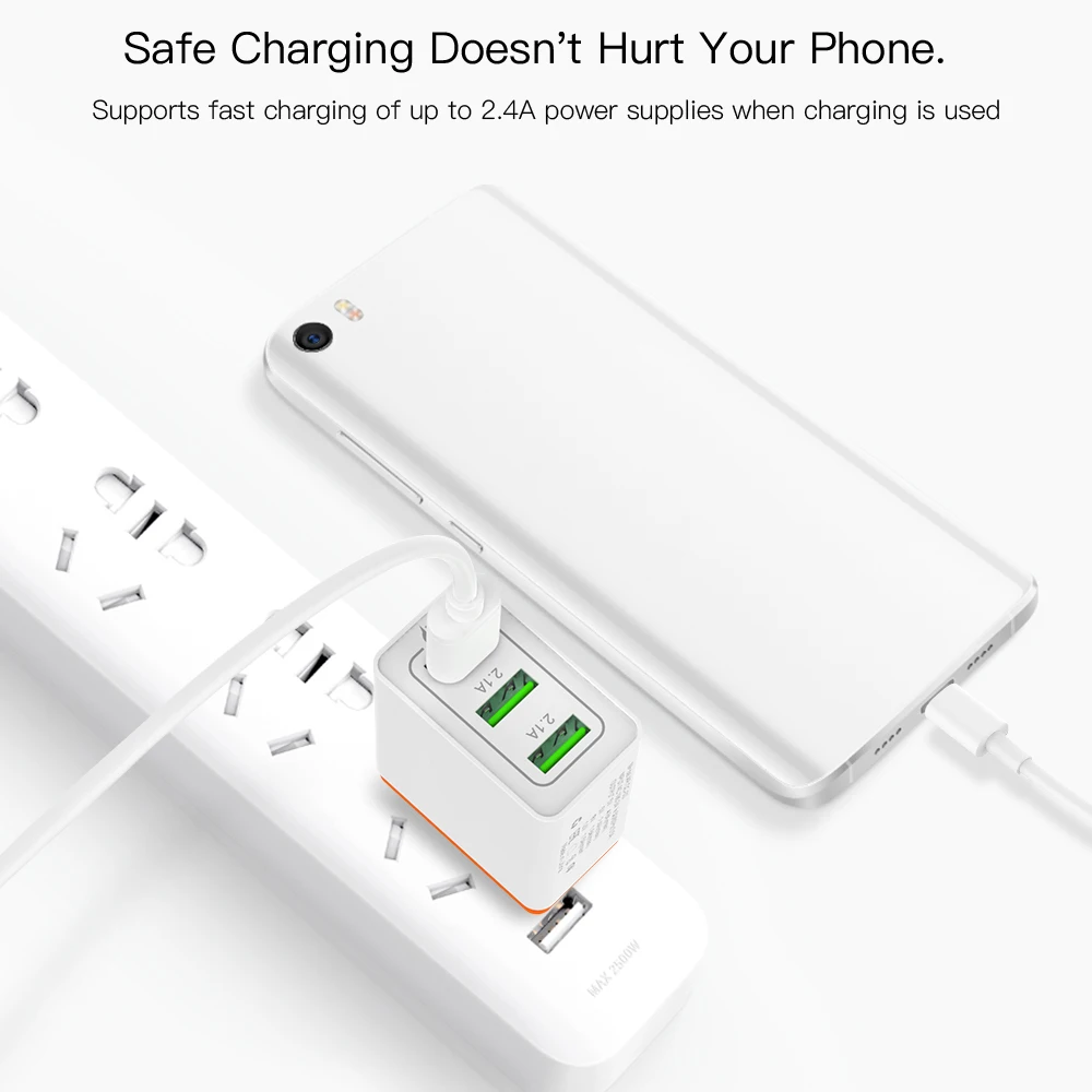 QC3.0 USB зарядное устройство 5 В 2.4A Быстрая зарядка 3,0 Быстрая зарядка USB дорожное настенное зарядное устройство для iPhone samsung Xiaomi зарядное устройство для мобильного телефона