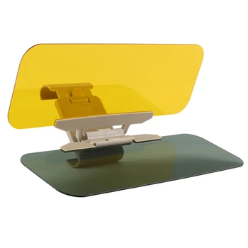 

High Quality Day Night Anti-dazzle Car Sun Dazzling Goggles Driving Mirror UV Fold Flip Down for Clear View Visor