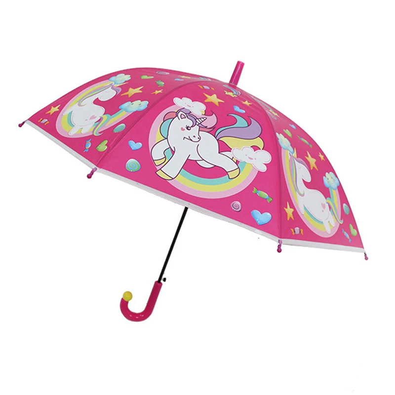 Детский зонт, милый, детский, ветрозащитный, складной, защита от солнца, УФ-защита, подарок на день рождения, детский зонтик с кошачьими ушками, для девочек и мальчиков, мультяшный