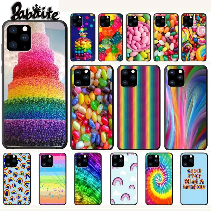 Babaite Rainbow Candy Pattern Cases Luxury Cover For Iphone 5s Se 6 6s 7 8 Plus X Xs Max Xr 11 Pro Mobile Phone Accessories | Мобильные