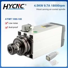 

HSD Italy 4.5kw ER32 CNC Spindle Motor 9.7A 300Hz18000rpm Machining Center High Power Air-Cooled Motor For CNC Router Engraving
