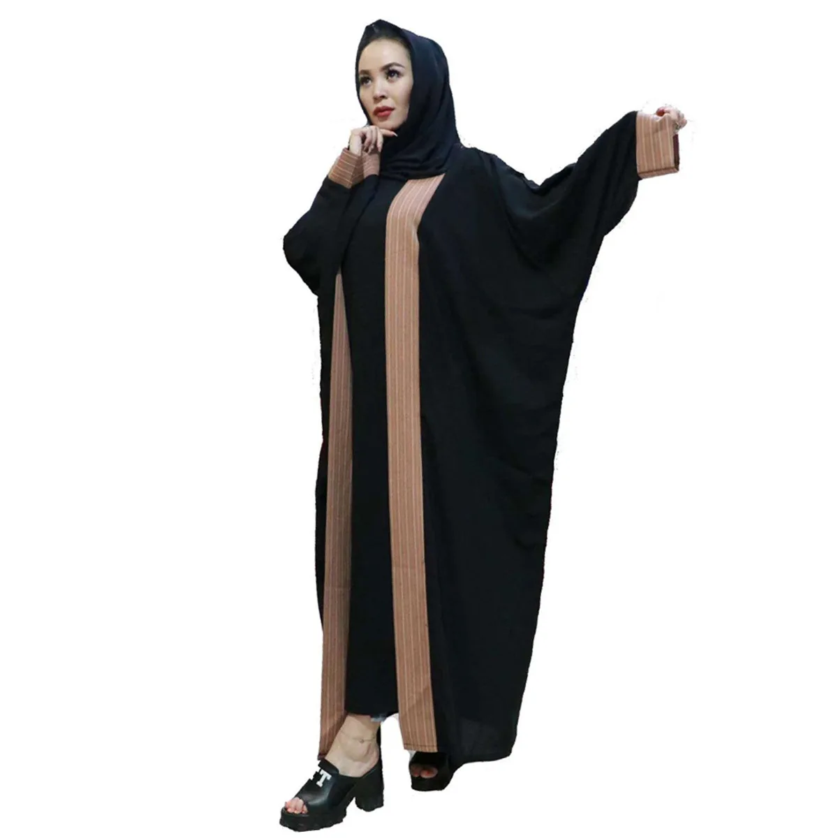 Модный малайский кардиган мусульманское платье
