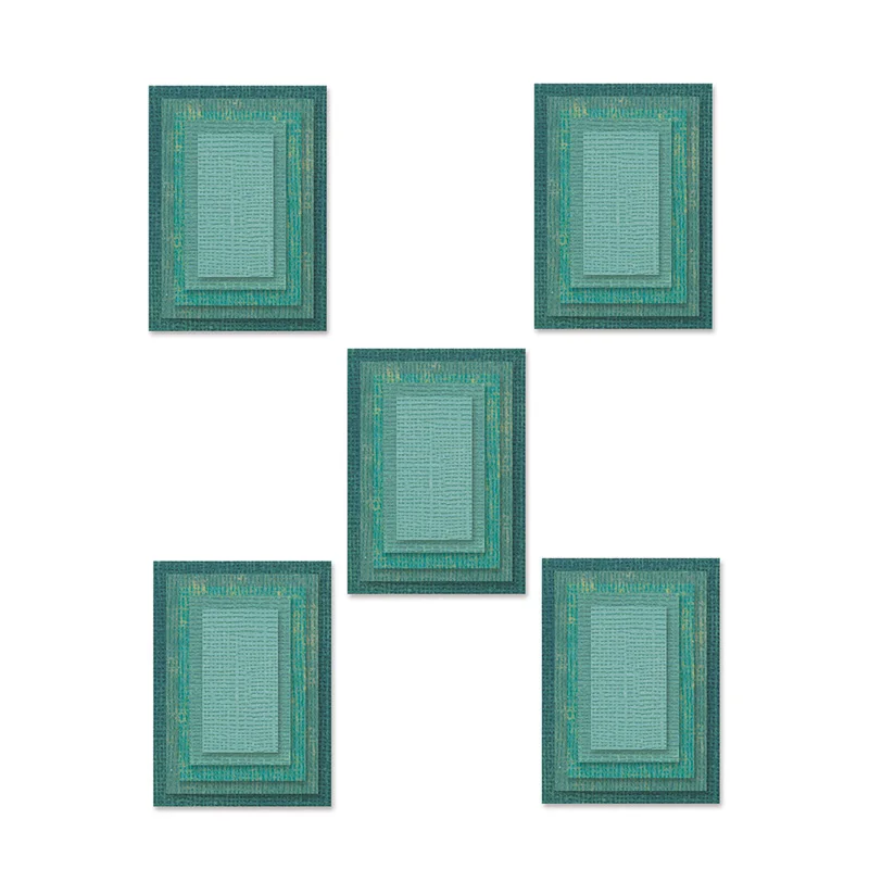 Многослойная прямоугольная плитка вырубные штампы 2021 Новая рамка металлические