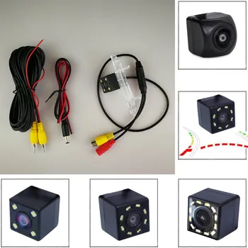 

HD Car Rearview Rear view Back up camera monitor screen filter For Ford Focus Sedan Parking Line Waterproof Night Vision 4LED