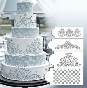 

Cake spray printing template decoration with cake template wedding cake border embossing template cake mold
