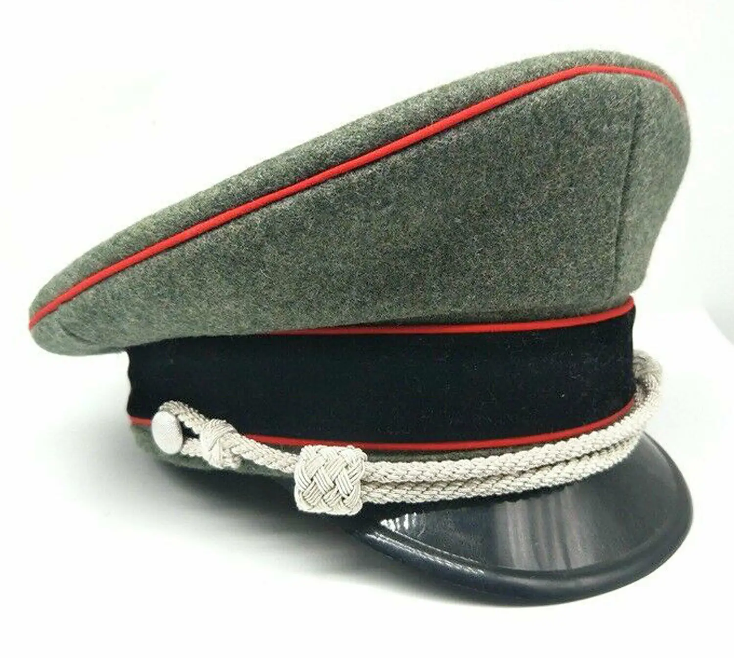 WWII WW2 German Military Officer Peaked 