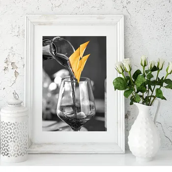 

Custom Poster Water glass#o Canvas Wall Art Picture Set Posters Home Decor Prints Abstract Prints for Room20-0630-55