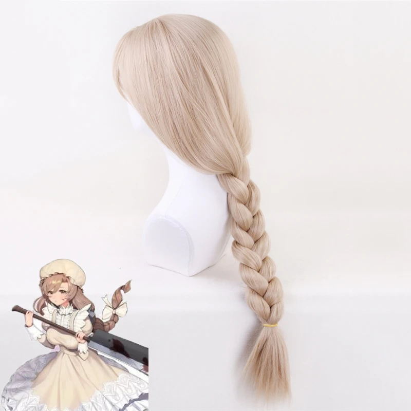 

Anime Cells at Work Cosplay Wig Macrophages Blonde braid Hataraku Saibou Play Wig Heat Resistant Synthetic Hair Women