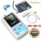 CE PM50 портативный монитор пациента жизненные знаки NIBP SPO2 PR измеритель пульса новейший