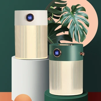 

2PCS Humidifiers with Warm Light 650ML Crystal Double Nozzle Humidifier 4000MAh Large Capacity Sprayer for Home Office