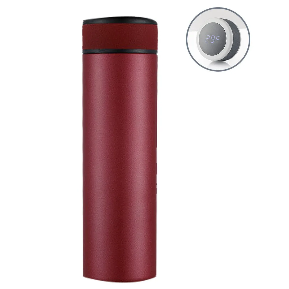 Vacuum Flask Stainless Steel Durable Mug Intelligent Temperature Display Home Gift Office Thermal 500ml Travel Large Capacity