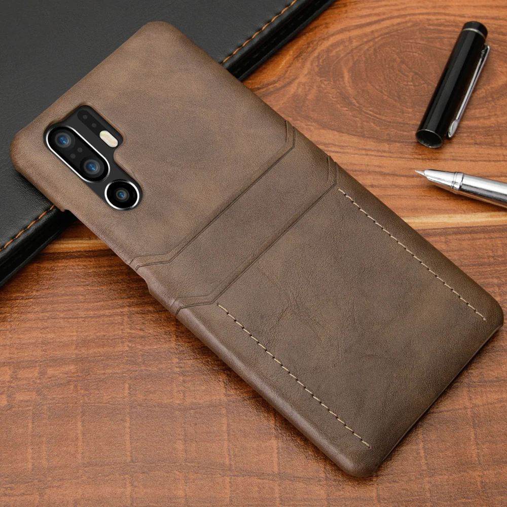 Coffee Роскошный кожаный чехол-накладка для huawei P30 P20 Lite Pro Coque для huawei mate 9 10 20 20X 20RS Lite Pro Funda чехол-накладка - Цвет: Coffee