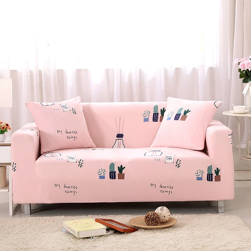 Flowers Pattern Spandex Sofa Cover Stretch Sectional Couch Sofa Cover Stretch Sectional Couch