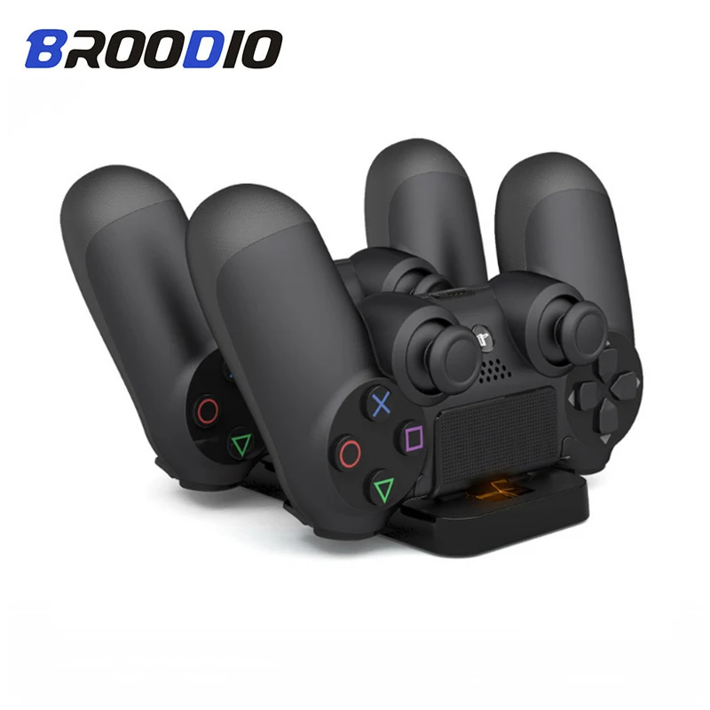 

Dual USB Charging Station Charge Dock Station Stand ps4 Joystick Controller Wireless Chargers Powered For Sony Playstation 4 PS4