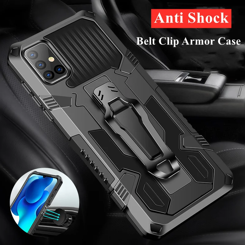 Custodia Antiurto Per Samsung Galaxy A32 A52 A51 A12 A71 A31 A72 A50 A22 A70 A30S M21 M32 M51 M22 M31S M12 Custodia Per Armatura Magnetica