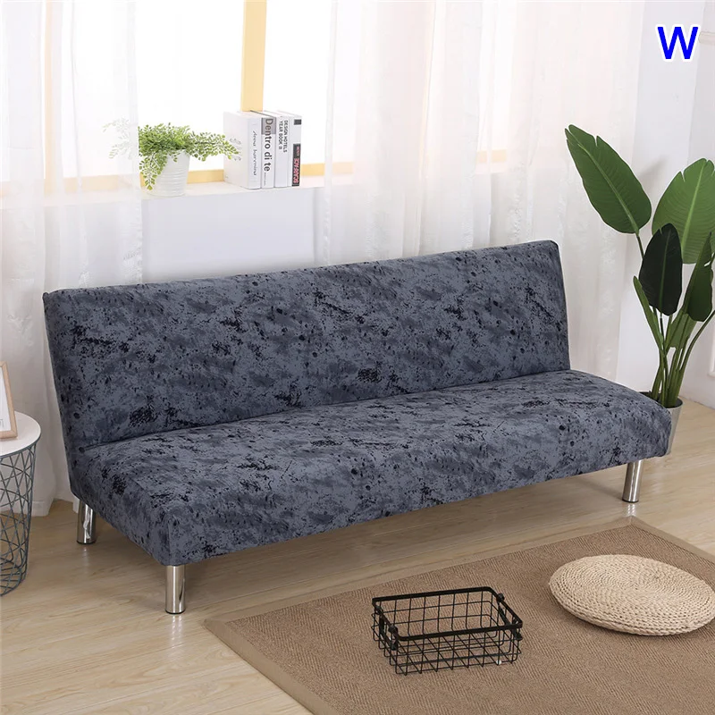 W Диван Чехлы протекторы Slipcover эластичный полный охват без подлокотника для дома MK - Цвет: W