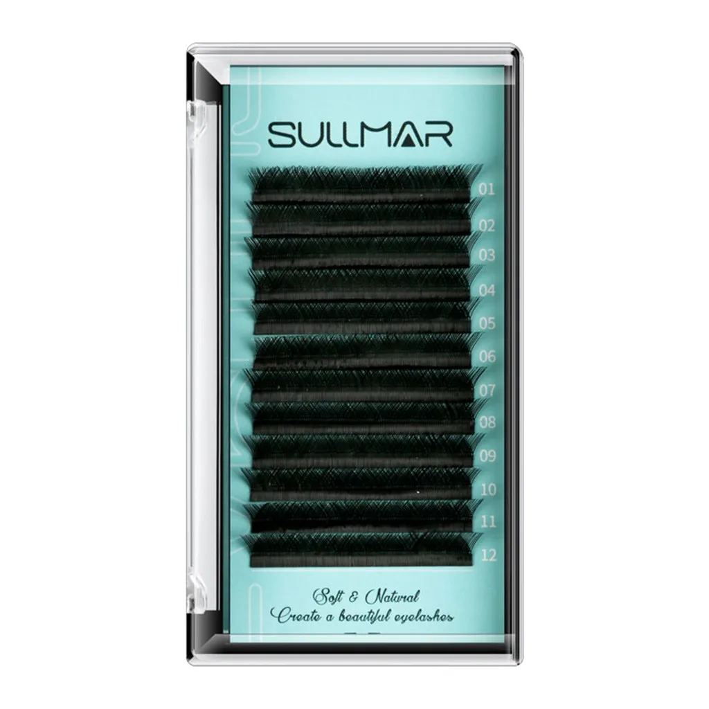 Individual False Eye Lashes Black Silk Eyelashes Extension False Eyelash Set Grafting Fake False Eyelashes Extension Maquiagem