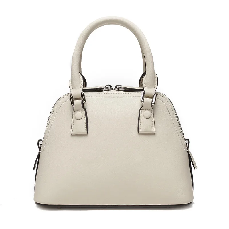 Кошельки и сумки из натуральной кожи модные женские сумки на плечо брендовая сумка женские сумки - Цвет: Белый