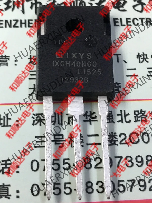 10 шт./лот, новое и оригинальное IXGH40N60 TO-247 IGBT 600V 40A