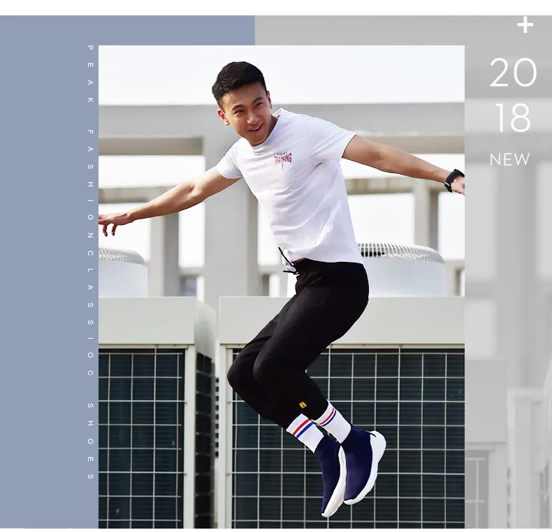 Пик тренд высокого класса slip-on сапоги удобные дышащие уличные для улицы и Досуга кроссовки пара прогулочная обувь