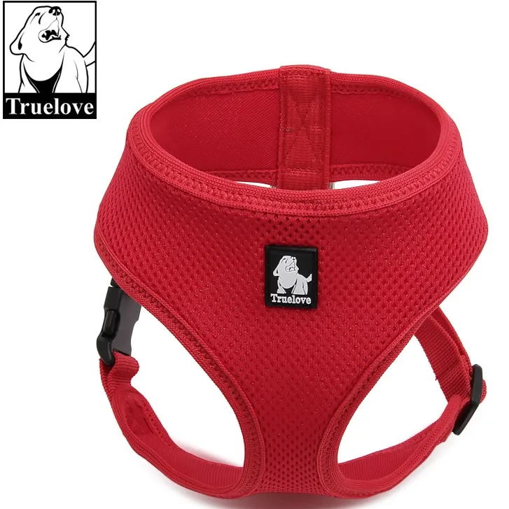 Truelove Breathable Nylon Mesh Dog Harness - Comfortable Walking Gear for Small to Medium Dogs