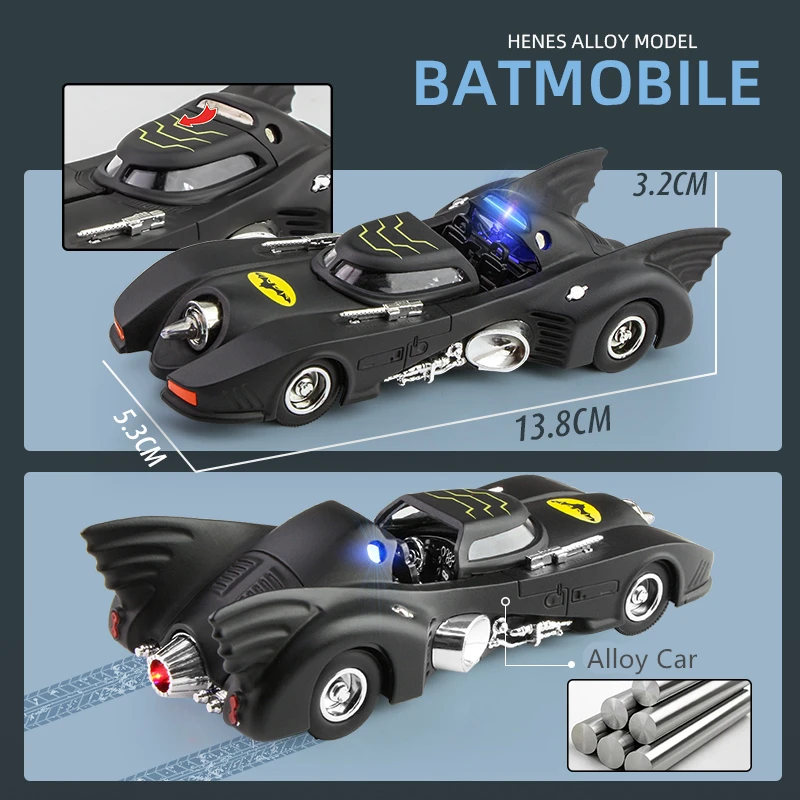 バットモービル ゴッサムシティ ミニチュア Amazon.com: Jada 253215010 Batmobile Car Metal, Black