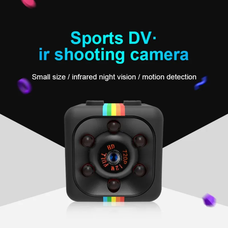 

SQ11 720P Mini Camera Infrared Night Vision Camcorder Car DV Digital Video Recorder Motion Detection Cam Hot Sale