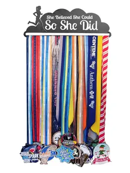 

Race Medal Hanger Iron Hard With Incentive Slogan Medal Holder Easy To Install Incentive Function Perfect Gift Quick Delivery