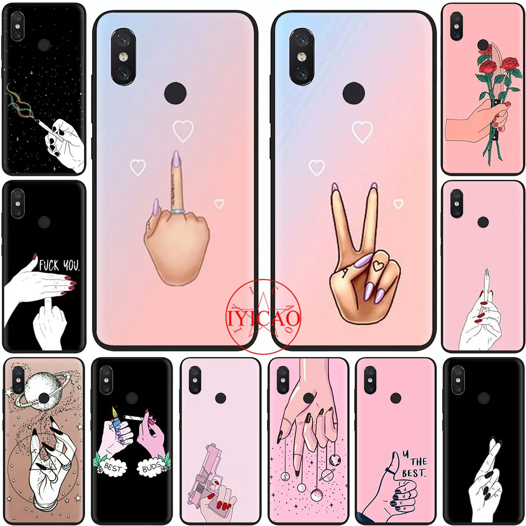 Ручной Мягкий силиконовый чехол для телефона Redmi Note 4X 5A Prime 6 7 8 Pro 8T|Чехлы-накладки|