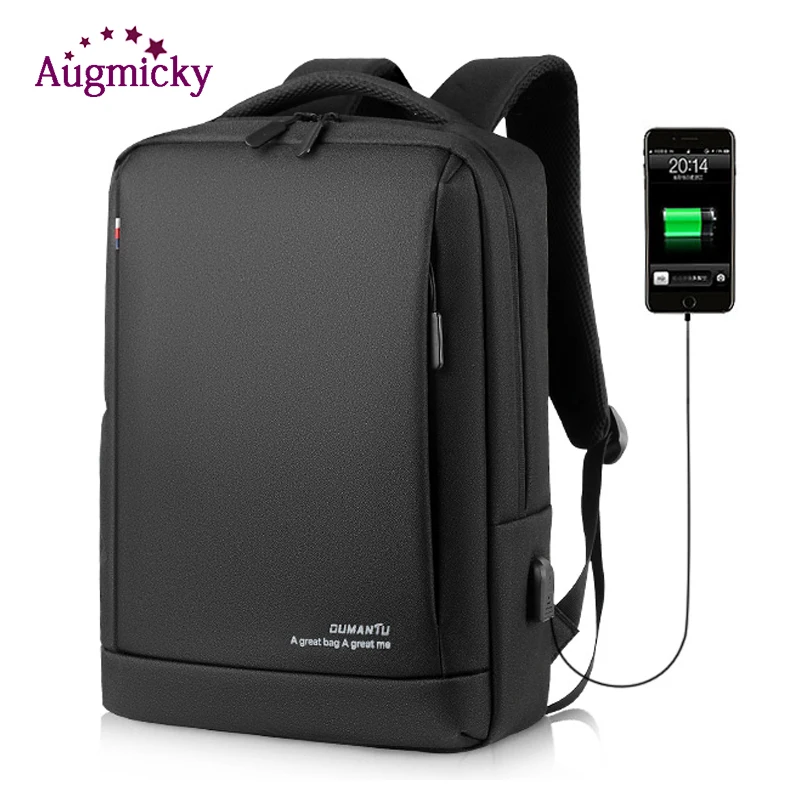 Новинка, сумки с зарядкой через usb, 15,6 дюймов, рюкзак для ноутбука, мужские рюкзаки, бизнес-ноутбук, Mochila, водонепроницаемый мужской рюкзак, рюкзак для путешествий