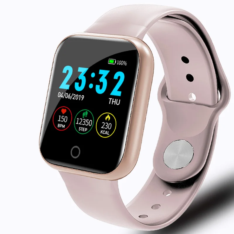 Pink Спортивные Смарт-часы Timewolf с Bluetooth для мужчин и женщин, Смарт-часы с поддержкой IOS, IP68, водонепроницаемые Смарт-часы для телефона Android - Цвет: Pink