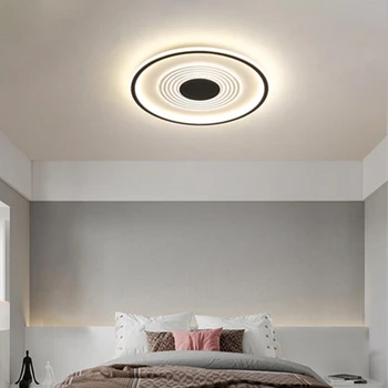 

LED Ceiling Light Dining Living Room Creative Round Square Ceiling Lamp Modern Nordic Bedroom Kitchen Acrylic Simple Panel Lamps