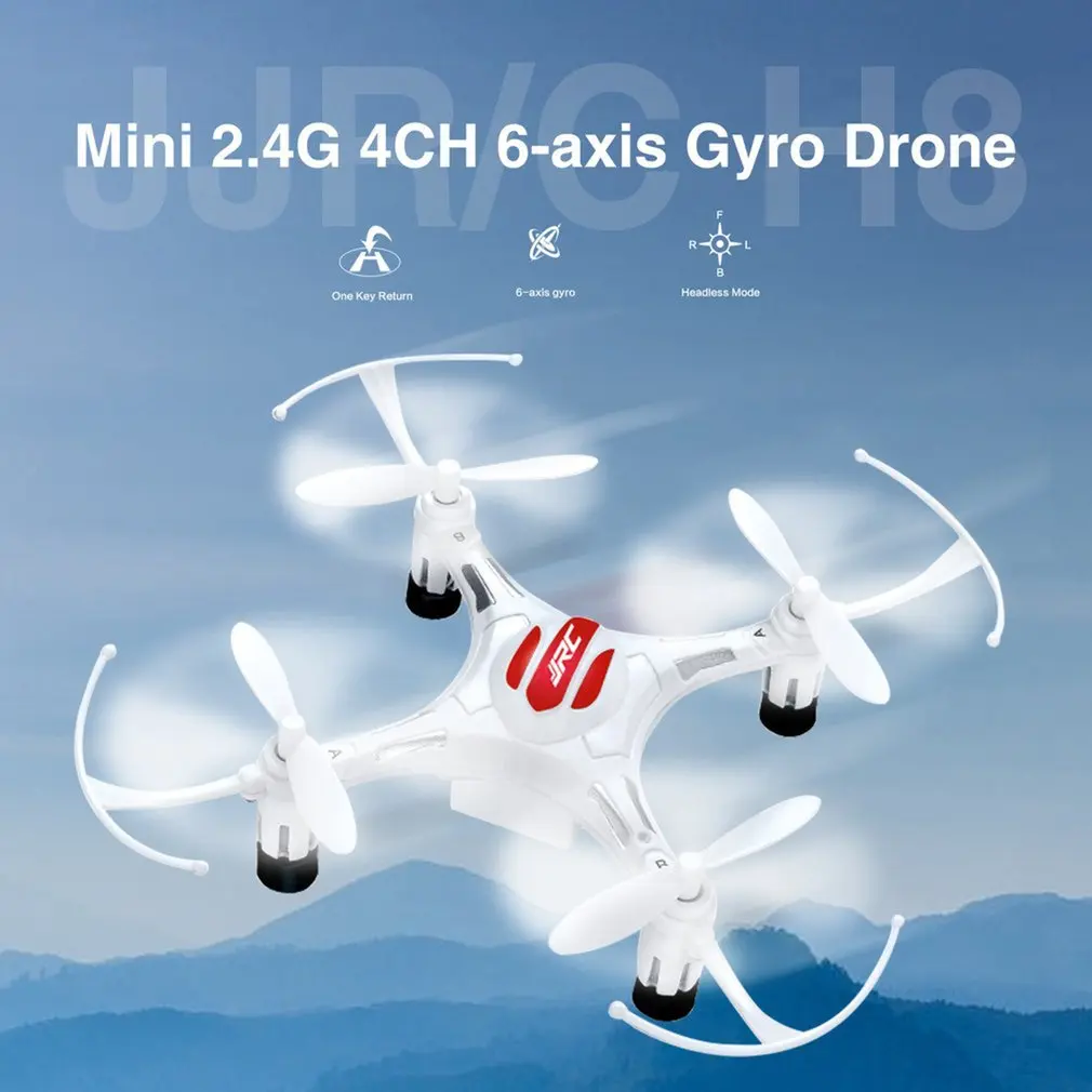 JJR/C H8 Мини 2,4G 4CH 6-axis Gyro Headless Mode, беспилотные летательные аппараты с 360 градусов с предотвращением скатывания, Функция RC Quadcopter RTF