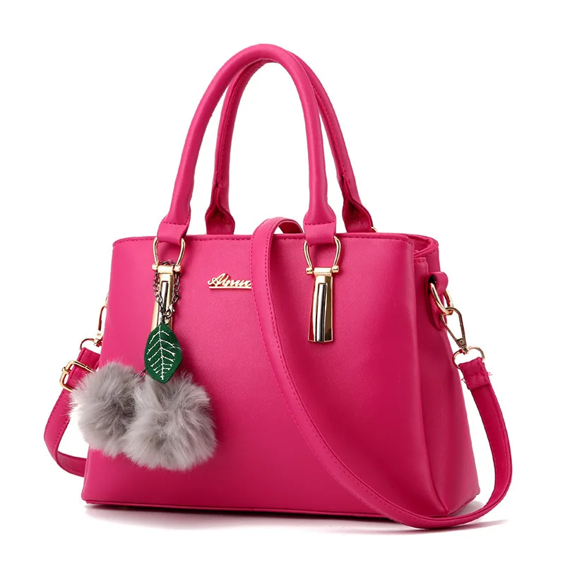 

WOMEN'S Bag Korean-style Large Bag New Style Simple Fashion Handbag Spring Shoulder Cross-body Saffiano Bag on Behalf
