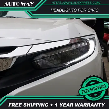 

Car Styling tail lights case for Honda CIVIC X G10 MK10 Bugatti headlights LED headlight Running lights All LED Rear Lamp