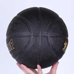 Competition Moisture Resistance Wear PU Non-slip Professional Standard Basketball Absorption Basketball Training SIZE#5/#6#7 Bas