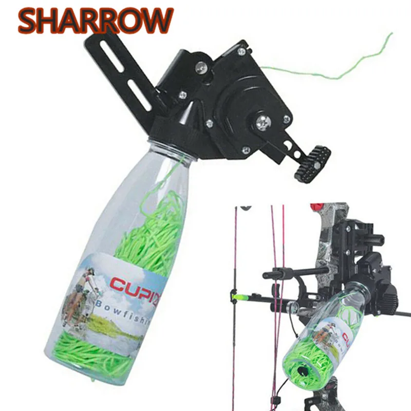 Archery Bow Fishing Reel Bowfishing Shooting Reel Kit ABS Fishing Tools For  Bow Outdoor Camping Shooting Fishing Accessories