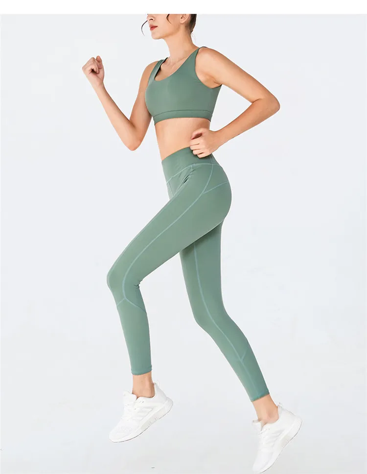 Быстро и свободно обтягивающие неотражающие штаны для йоги, женские впитывающие пот колготки для бега, леггинсы для спортзала, фитнеса, с высокой талией, осенние спортивные штаны
