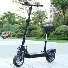 FLJ-Patinete eléctrico con asiento para adulto, monopatín de 1200W y 500W con silla plegable, scooter tipo bicicleta eléctrica