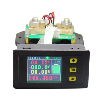 

DC 120V 500A LCD Combo Meter Voltage Current KWh Watt Meter 12V 24V 48V 96V Battery Capacity Power Monitoring