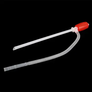 

2018 Portable Car Manual plastic Hose Gas Oil Syphon Transfer Pump Car Truck Fuel Oil Gasoline Diesel red Transfer for Liquid
