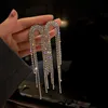 FYUAN Fashion Long Tassel Crystal Drop Earrings for Women Geometric Full Rhinestone Earrings Statement Jewelry Gifts ► Photo 2/6